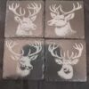4 Piece Set Of Slate Coaster
